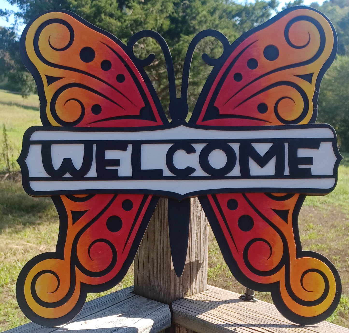 Door Hanger, Butterfly